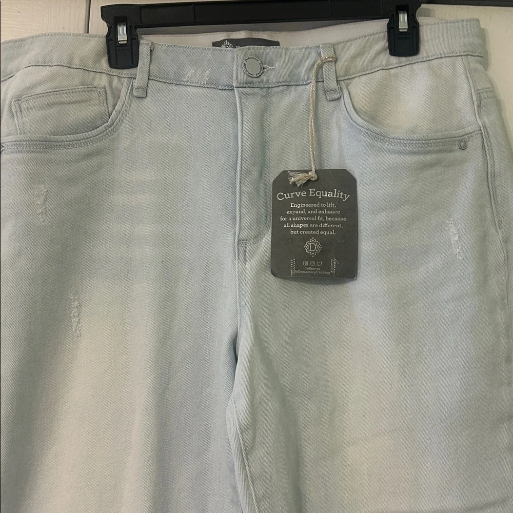 Democracy Light Blue Ankle Jeans